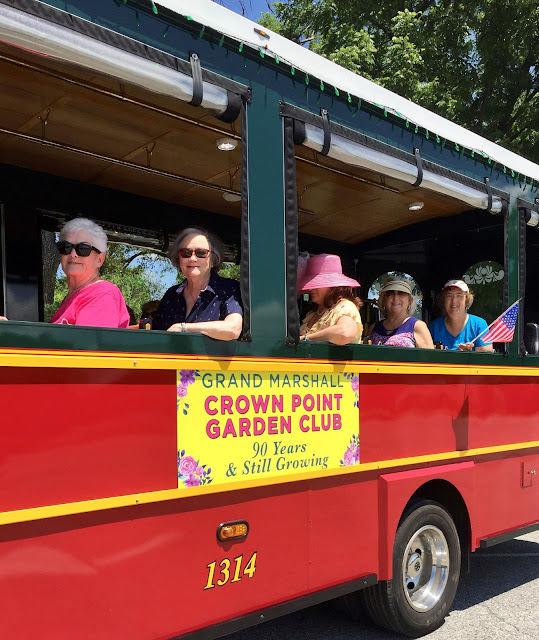 Crown Point Indiana 4th of July Parade Grand Marshall; Crown Point Garden Club