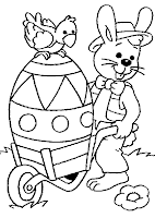 easter bunny printable coloring pages