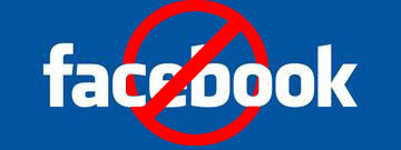 Anti Facebook Logo facebook banned