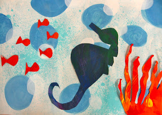 Party in the Art Room: Eric Carle-Mr. Seahorse