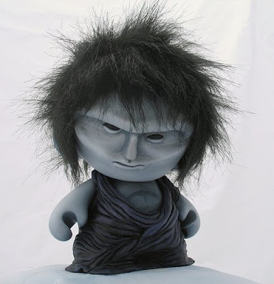 Morpheus Sandman Munny by Josh who posted two more new custom vinyl toys at