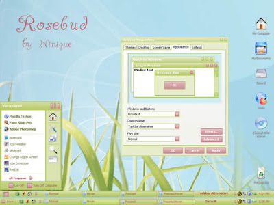 Windows XP Themes Free Download - Rosebud