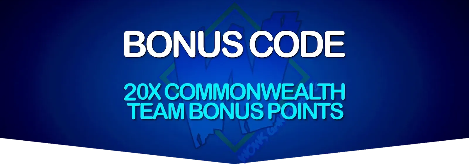 image of bonus code header