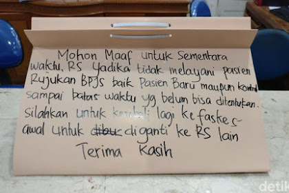 Berobat Pakai Bpjs, Siap-Siap Ditolak Rumah Sakit