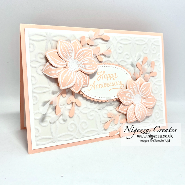 Floral Essence Wedding Anniversary Card