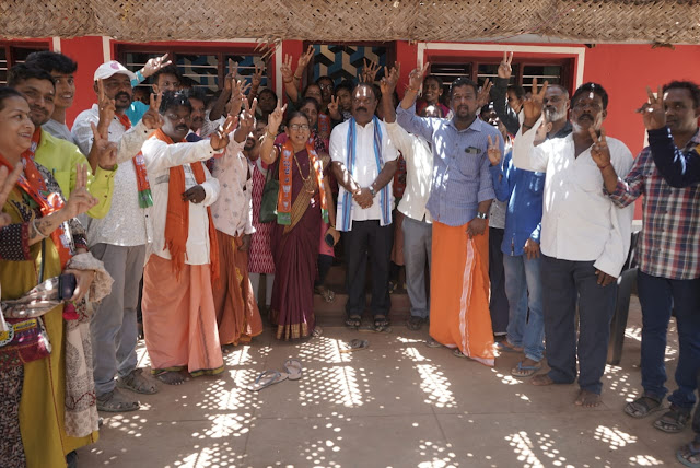ಪಲಿಮಾರು ದರ್ಕಸು ಪ್ರದೇಶದಲ್ಲಿ ಮತಯಾಚನೆ ಮಾಡಿದ ಗುರ್ಮೆ ಸುರೇಶ್ ಶೆಟ್ಟಿ