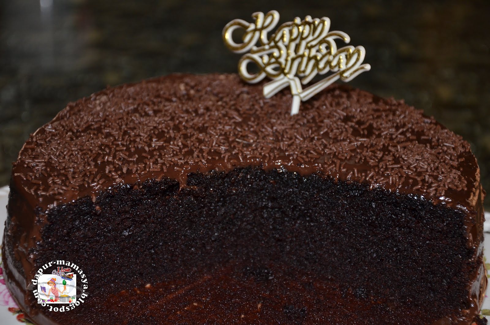 Dapur Mamasya: Black Beauty Coklat Cake lagimudah dan moist