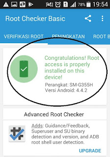 cara mengetahui android sudah di root atau belum dengan aplikasi root checker