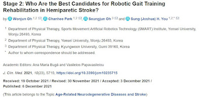 Who Are the Best Candidates for Robotic Gait Training Rehabilitation in Hemiparetic Stroke?