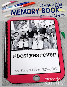 Hashtag Memory Book for Teachers