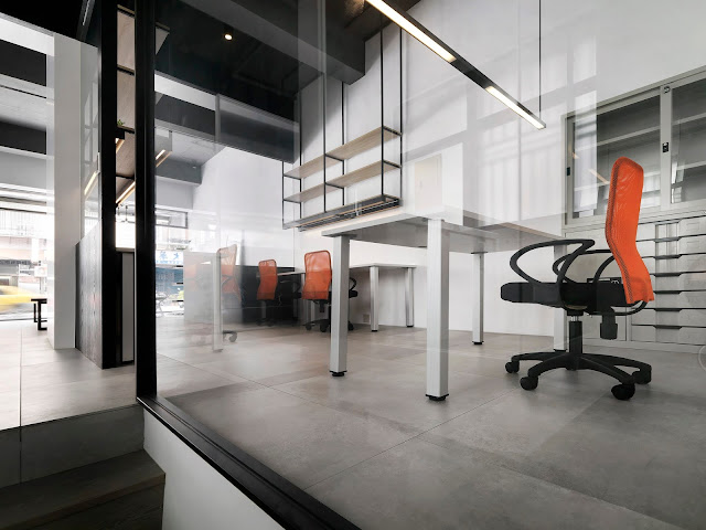 大集設計台北市一樓辦公室工業風格室內設計