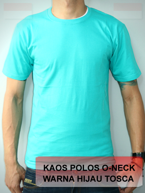  Kaos  O Neck Warna Hijau  Tosca Grosir Kaos  Polos  Lagran 