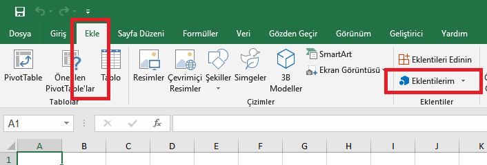 Excel Yazıya Çevir Fonksiyonu