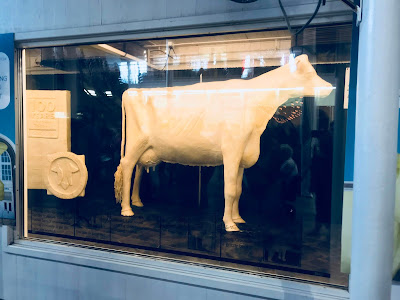 Iowa State Fair Butter Cow. 