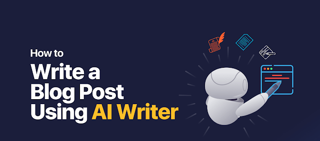 How do you write an AI blog?