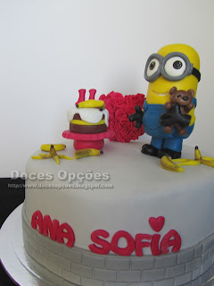 minions bob birthday cake banana