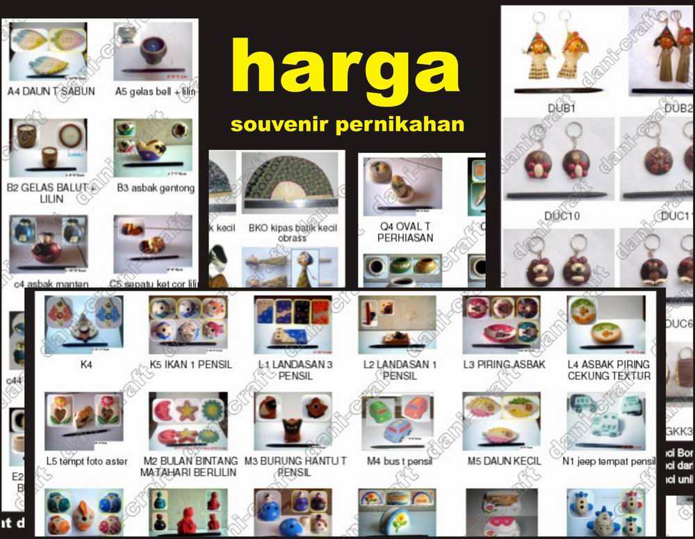  Harga Souvenir Daftar Harga Souvenir Pernikahan Tips 