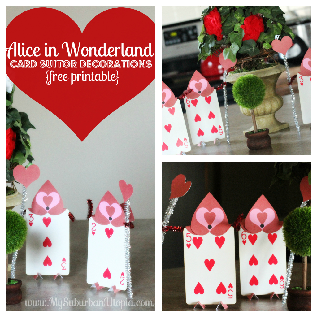 alice in wonderland party decorations :: free printable card ...