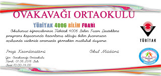 Tübitak 4006 Bilim Fuarı Davetiye Tasarımı