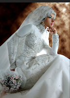 model pengantin muslimah berhijab