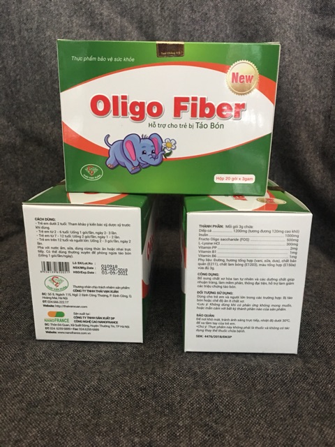 Oligo Fiber Hỗ trợ trẻ bị Táo Bón