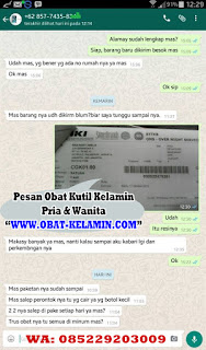 Bukti Real Asli Barang Sampai Obat Kutil Kelamin