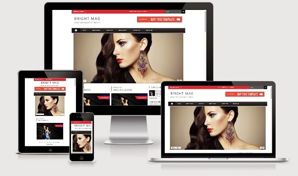 Bright Mag Responsive Blogger Template Image