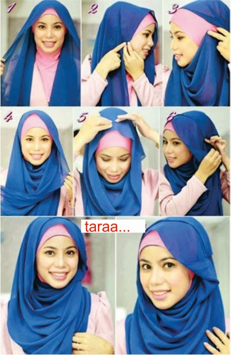 Tutorial Hijab 2 - Pashmina Segi Empat