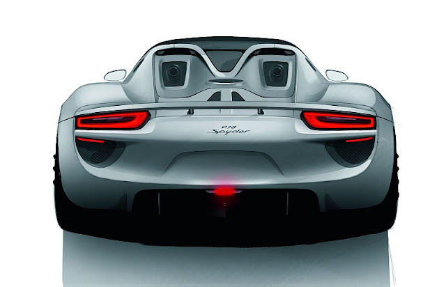 Porsche 918 Hybrid Supercar. 2013 Porsche 918 Spyder Hybrid