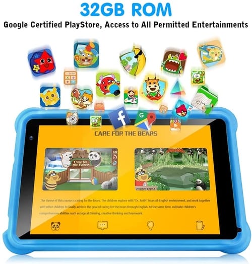 QunyiCO 32GB Android 7 inch Kids Tablet