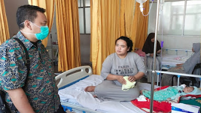 Legislator Enjang Tedi Sambangi Bayi Ahmad Jalaludin Penderita Gagal Tumbuh