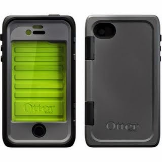 OtterBox 77-26095 Armor Series Case Black/Green iPhone 4/4S