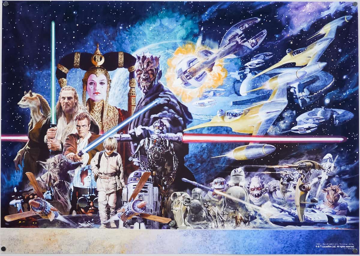 Star Wars Episodio I: La Amenaza Fantasma, póster de Noriyoshi Ohrai