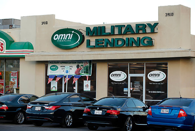 A business offering short-term loans near Fort Bliss in El Paso, TX.