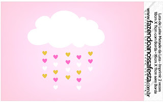 Blesing Rain for Girls Free Printable Candy Bar Labels.