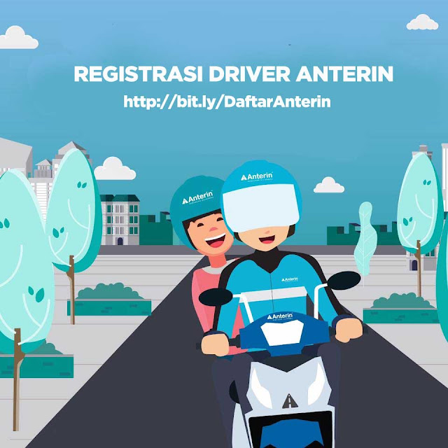 Cara Mendaftar Driver Ojek Online ANTERIN