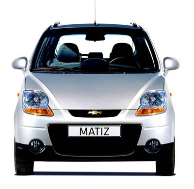 All interior plastics the Chevrolet Matiz look easy and are hard to touch.