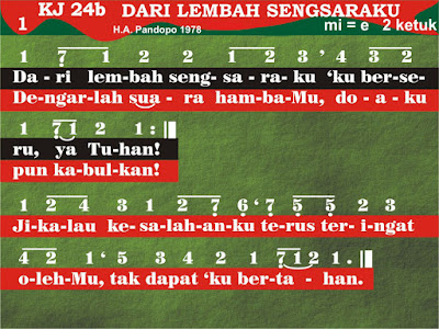 Lirik dan Not Kidung Jemaat 24b