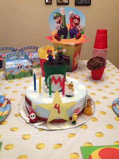 birthday cake mario boy party