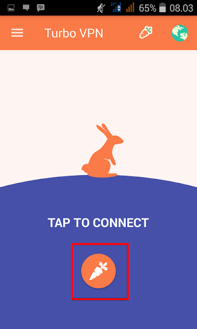 cara membuka situs diblokir dengan Turbo VPN 2