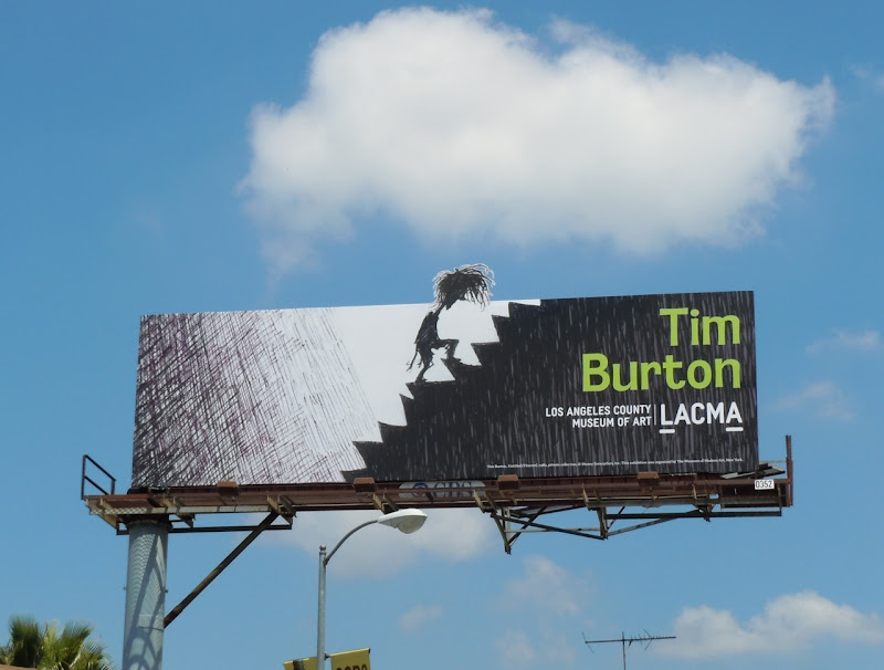 Tim Burton LACMA billboard
