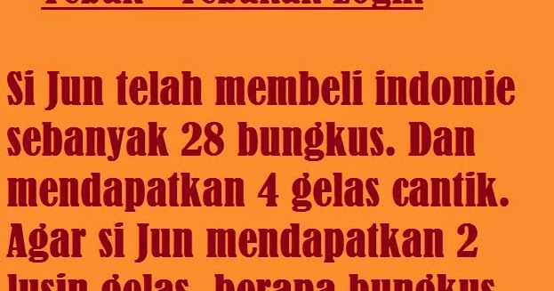 Tebak Tebakan Logika  Kata Kata  Gokil Raja Gombal