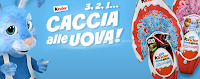 Logo Kit omaggio ''Caccia alle Uova'' da Kinder nei punti vendita e in 3 musei italiani