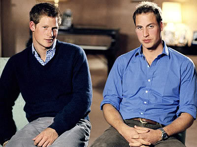 prince william and prince harry young. prince harry and william