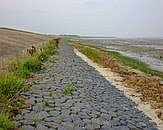 Foto omslag Innovatieve dijken als strategie voor een veilig en aantrekkelijk Waddengebied. De foto op de omslag is gemaakt door Jantsje M. van Loon-Steensma