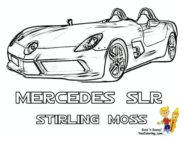 Cool Car Coloring Sheets