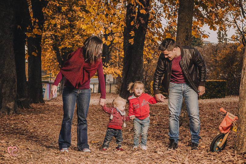 Fall mini session, fotografo di famiglia a chieri