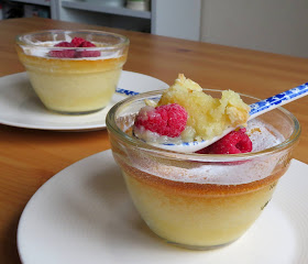 Buttermilk Lemon Puddings for Two