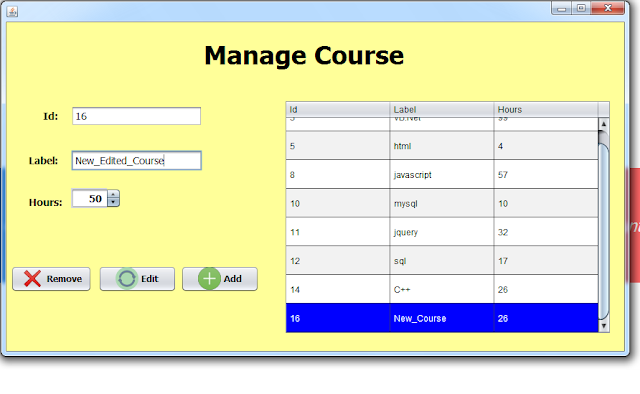  Student Information System In Java Using NetBeans  Java Student Information System Source Code
