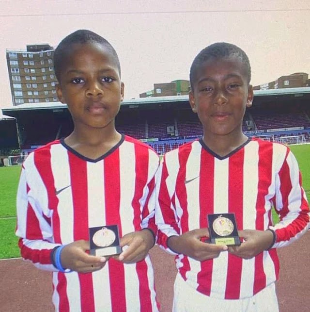 See Alex Iwobi's Childhood Photo shared by his Father